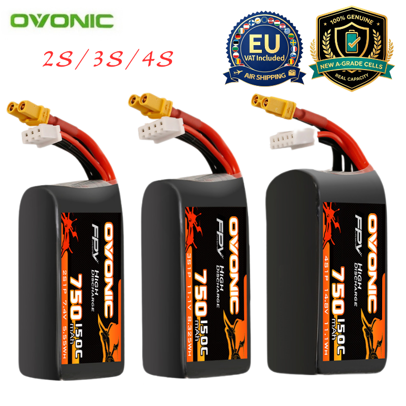 고성능 OVONIC 150C 750mAh 7.4V/11 - Drone Battery 3S 리뷰 및 가격