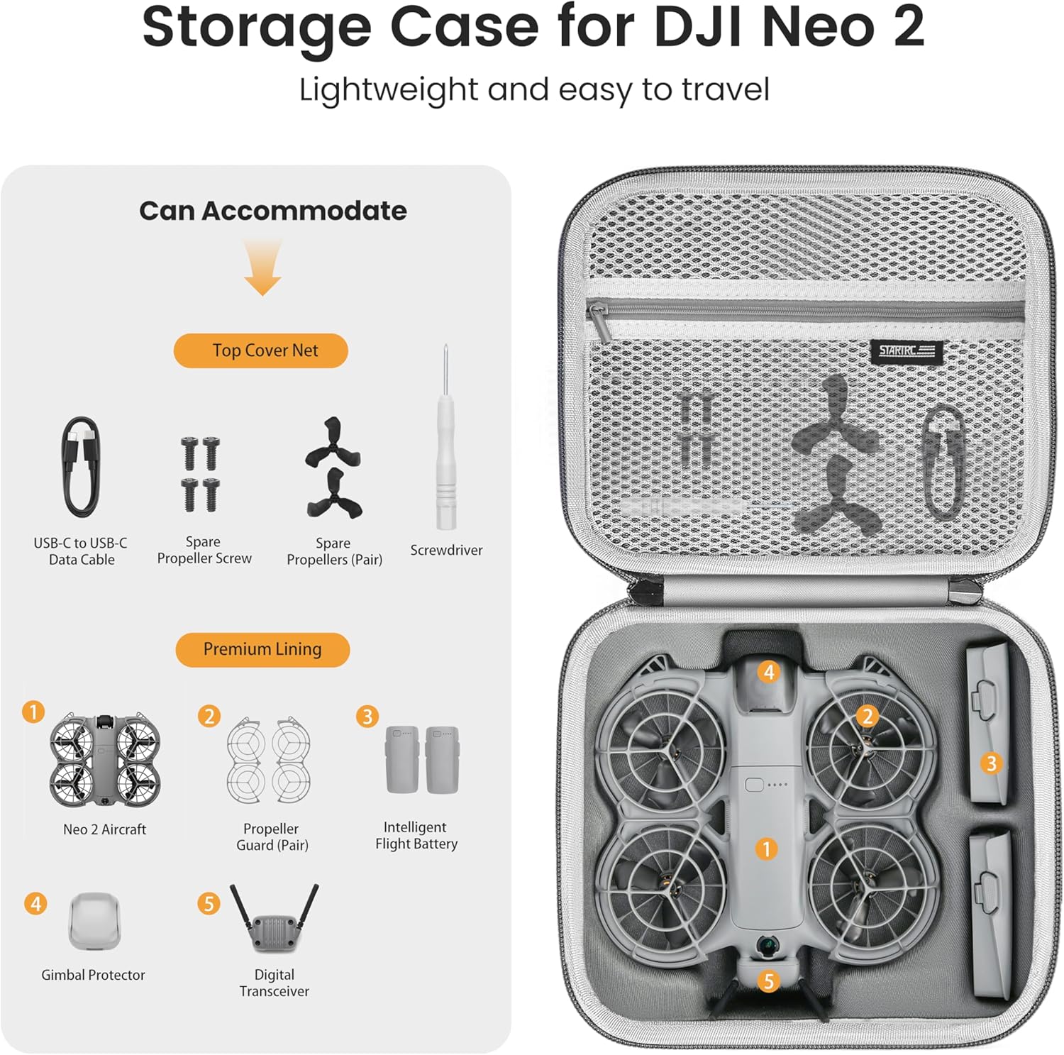 STARTRC Neo 2 휴대용 PU 숄더백 핸드백 D - Drone Battery Case 리뷰 및 가격