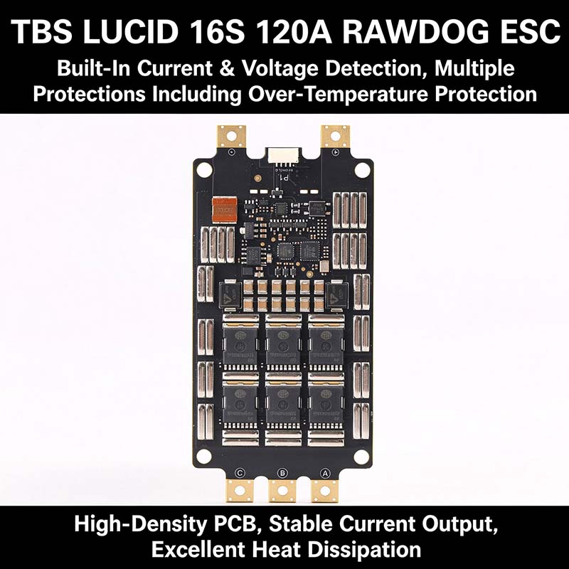 TBS LUCID 16S 120A RAWDOG ESC, - Drone Battery High Voltage 리뷰 및 가격